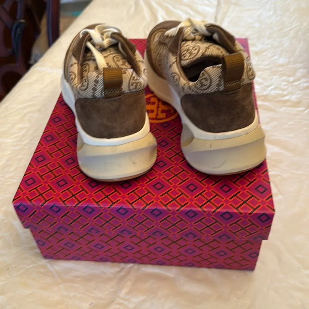 Tory Burch T Monogram Good Luck Trainer Sneak - Picture 5 of 7